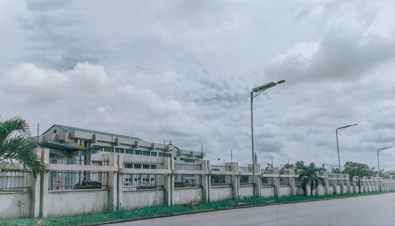 MOCHAM campus Uyo Nigeria - aerial view of homeopathy school campus, alternative medicine education facility in Akwa Ibom State